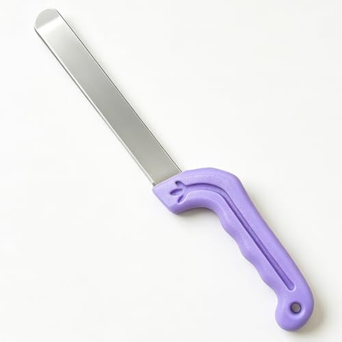 Tinsow Floral Foam Knife Florist Professional Cutting Knife for Flower Foam Block, Cake, Fruit, Utility Tool for Flower Clay Blocks (Light Purple) - color: Purple