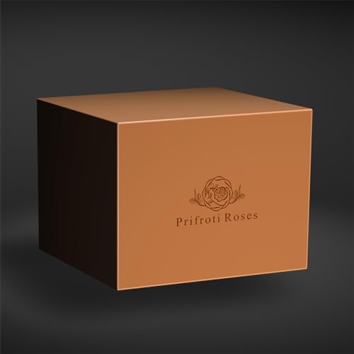 Prifroti 47 Flowers in a Luxury Suede Box, Birthday Gifts for Women, Preserved Flowers, Mothers Day Roses Gift for Mom, Bossy Pink - color: Bossy Pink, size: 47 Roses
