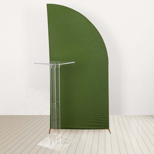 Efavormart 46" Heavy Duty Acrylic Wedding Display Stand with Square Bases, Clear Plexiglass Flower Pedestal Stand - 10mm Thick Plate - size: 46"