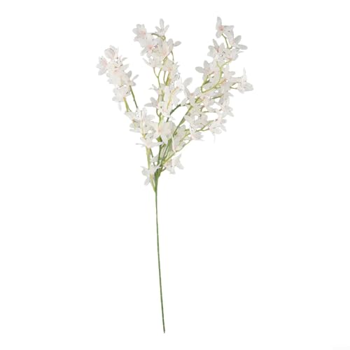 FABULETTA Artificial Flower Arrangement, Perfect for Weddings, Offices, and Living Rooms, (White) - color: White