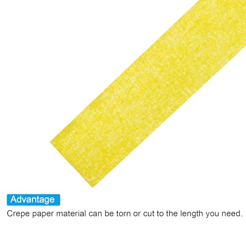 PATIKIL Floral Tape 1/2" x 30 Yard, 3 Pack Flower Wrap Adhesive Tape for Bouquet Stem Wrapping, Yellow - color: Yellow