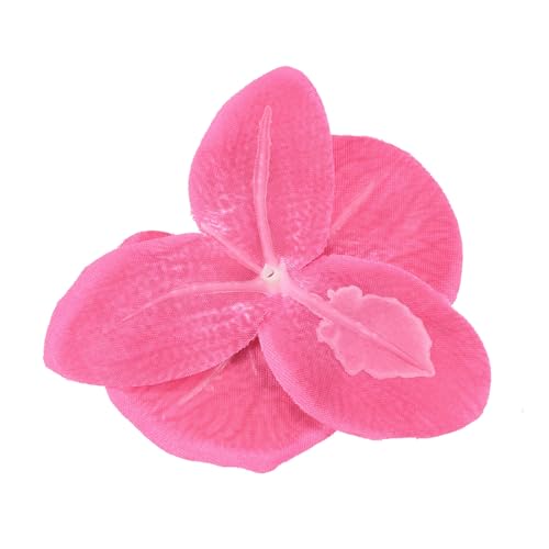 PATIKIL 9cm/3.5" Artificial Orchid Flower Heads, 20 Pack Silk Phalaenopsis Fake Butterfly Orchid Heads for Wedding Floral Bouquet Decor DIY Craft Making, Fuchsia - color: Fuchsia, size: 3.5"