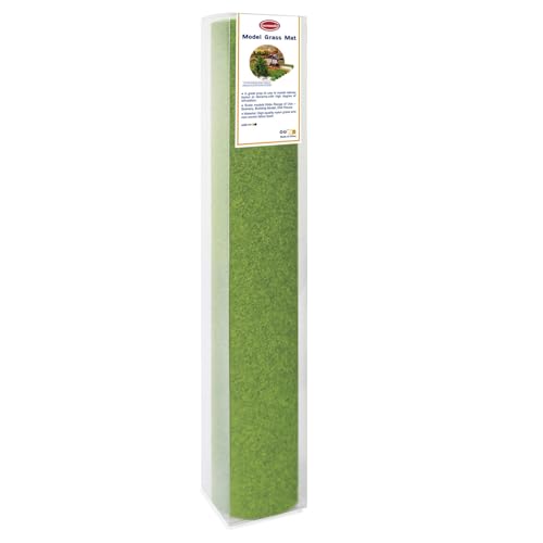 CP413GY Artificial Model Grass Mat Trains Grass Green 40 x 99cm or 16"x 38"for Decoration Craft Scenery Model DIY (3mm(0.11inch)) - size: 3mm