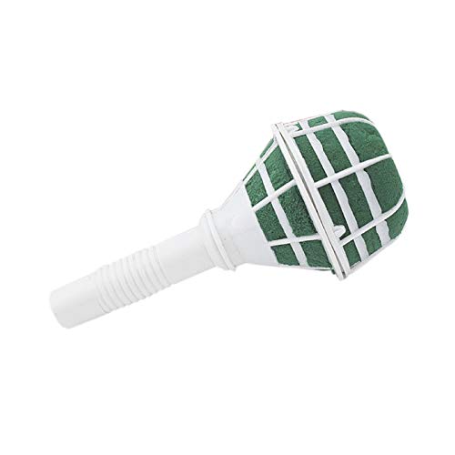 Arlai Bridal Wedding Bouquet Holder Decoration Flower Foam Handle, Box of 2 - color: White and Green