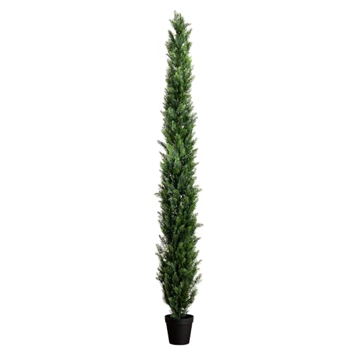 Nearly Natural 10ft. UV Resistant Artificial Cedar Pine Tree (Indoor/Outdoor) - size: 10ft