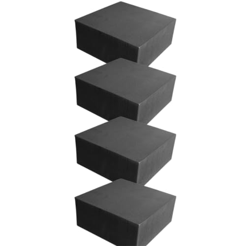 XCEL Floral Foam Blocks for Artificial Flower Arrangements, Craft Foam Block DIY Craft and Florist Supplies - color: Black 7" x 7" x 3" - 4 Pack