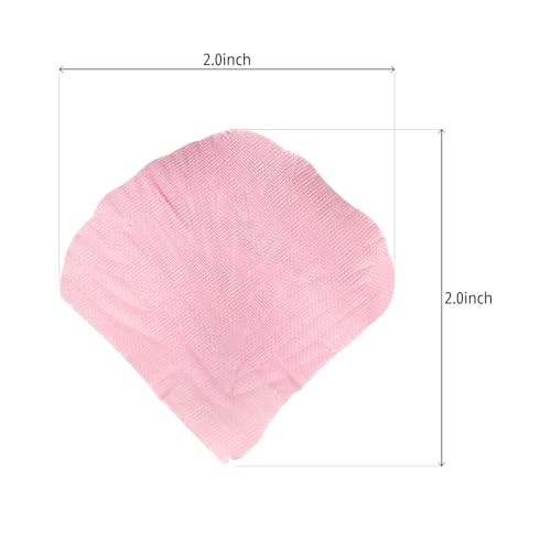 JHFGJGH 500 Pcs Exquisite Light Pink Rose Petals, Artificial Flower Petals for Weddings,Events Deco - color: Light Pink