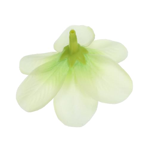 PATIKIL Artificial Orchid Petals, 24Pcs Faux Orchid Flower Head Fake Butterfly Flowers Crafts for Home Wedding Decoration, Green - color: Green
