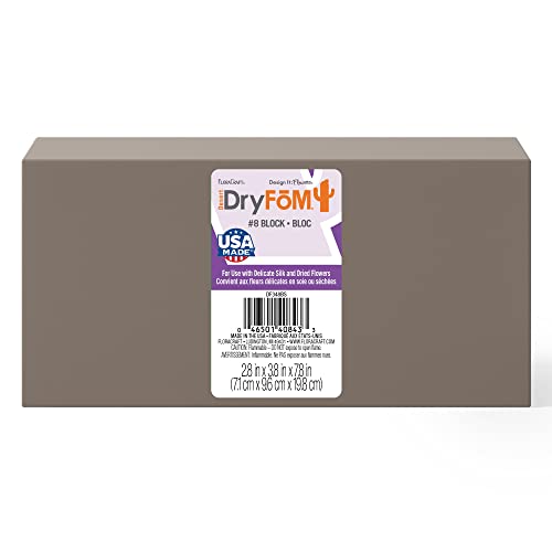 FloraCraft Floral Desert DryFōM Brick 2.8 Inch x 3.8 Inch x 7.8 Inch Brown