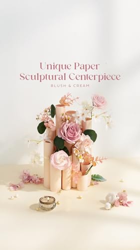 Ling's moment Fake Flowers Box, Faux Artificial Greenery Stems Foam Roses Gardenia Silk Eucalyptus Fabic Flower for Centerpieces Bouquet Wedding Vase Decorations, Dusty Rose & Pink, Grand Combo - color: Pk-dusty Rose & Pink, size: Grand