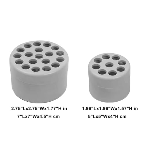 2 Pack Flower Arrangement Holder for Vase, Spiral Blossom Grid Flower Frog Stem Support, Ikebana Bouquet Tool (Gray) - color: Gray