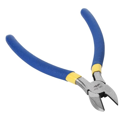 Mr. Pen- Wire Cutter, 6 Inch, Wire Cutters, Diagonal Wire Cutters | Flush Cutter, Nippers, Side Cutters, Flush Cutters, Diagonal Cutter, Cutting Pliers, Floral Wire Cutter, Wire Pliers - color: Blue, size: 6 inch, 1 Pack