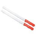 PATIKIL Floral Foam Knife, 2 Pcs 48 x 3.1CM Florist Professional Cutting Knife for Flower Foam Block Cake, Wooden Handle - size: 48 x 3.1CM
