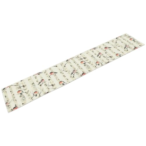 Birds Spring Table Runner, Colorful Birds Branches Seasonal Kitchen Dining Table Decoration for Home Party Decor 13x36 in - color: Bird_5, size: 13x36inch