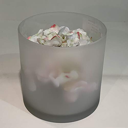 WGV Cylinder Vase, Diameter 5", Height 5", Frosted Glass Floral Planter Container, Floating Candle Holder for Wedding Party Event Home Office Decor, 1 Piece - size: 5"x5"H FR
