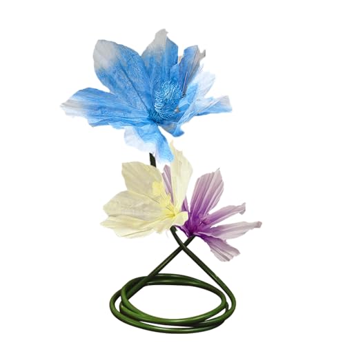 3D Lily Flower Artificial Flowers Decorative Large for Birthday Party Wedding Background Eco-Friendly Waterproof Home Garden Hotel Office Event Decor - color: Lilies-a