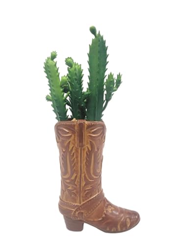 Artificial Cactus Succulent, 1 Piece – Brown