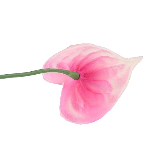 PATIKIL 13" Artificial Anthurium Lily Flowers, 10 Pack Permanent Flower Floral Arrangements Bouquet for Home Decor Bridal Wedding Festival Party, Light Pink - color: Light Pink