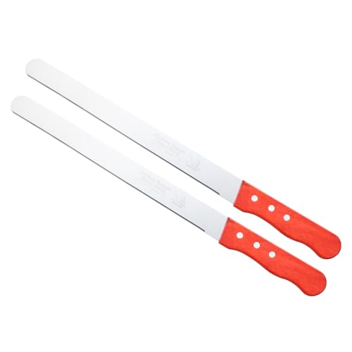 PATIKIL Floral Foam Knife, 2 Pcs 42.5 x 3.1CM Florist Professional Cutting Knife for Flower Foam Block Cake, Wooden Handle - size: 42.5 x 3.1CM