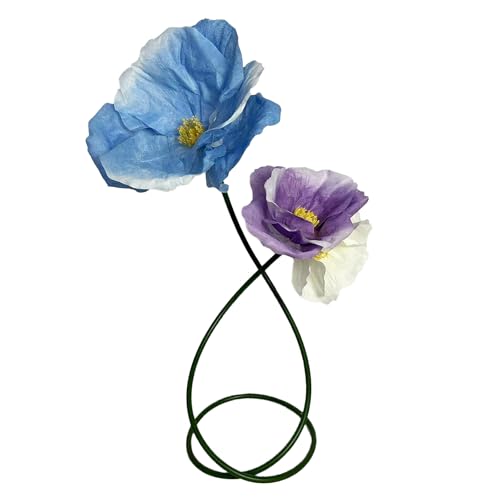 Blue Purple Yellow Flowers Decoration for Party - color: L-mixed Color-b