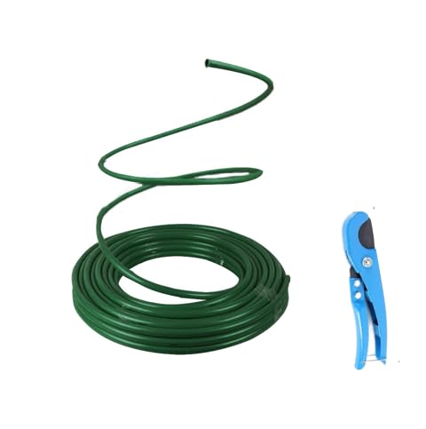 32ft Long 20mm Diameter Flexible Pipe PVC Tubing - Bendable Pipe Stem for Artificial Flowers Stem, Balloon Arches, Floral Wedding Decor, DIY Crafts, Cosplay Props (Green (32ft+1PCS Tubing Scissor)) - color: Green (32ft+1PCS Tubing Scissor)