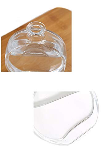 Set of 2 Mini Clear Glass Vase,Small Flower Bud Vase Hydroponics Planter Decorative for Flower,Table,Party,Home,Centerpieces(Clear 4) - color: Clear 4
