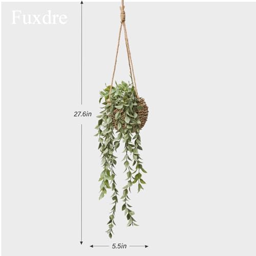 3 Pack Mini Artificial Hanging Greenary Fake Hanging Plants in Basket for Wall Living Room Decor Bathroom Shelf Home Indoor - color: Hanging-a-3pcs