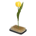 M METERXITY Flower Frog 3.27" x 2.28" Rectangle Copper Floral Arranger Pins Ikebana Holder W Rubber Base for Flower Arrangements/Craft Plant/Home Decor, Floral Kenzan Fixed Tool [1.1cm Pins] - size: 3.27" x 2.28"