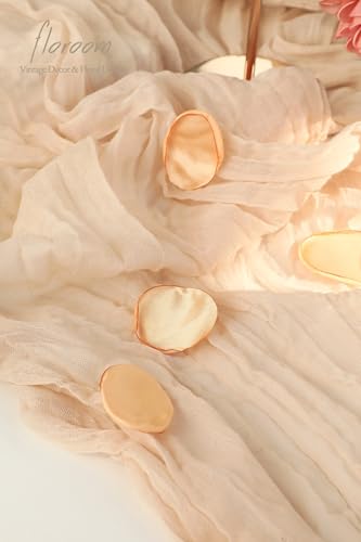 Floroom 300pcs Rose Petals Champagne Gold Faux Silk Flower Petals for Wedding Flower Girl Basket Aisle Scatter Dinner Table Centerpieces Party Confetti Bridal Shower Romantic Night Decoration - color: Champagne Gold, size: 300pcs