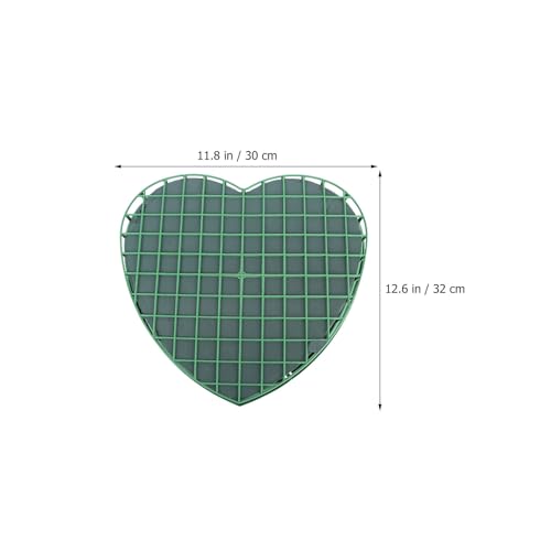 Floral Foam Blocks Heart Shape Green Florist Sponge Floral Bricks Flower Mud for Wedding Floral Arranging Supplies