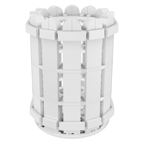 Brickcraft Bricktanicals Picket Fence Vase Brick Building Set, 146 Pieces, Ages 8 Plus, Easter Buildable Flower Holder Compatible with Brick Flowers, Collectible Display Accessory - style: Flower Holder Spring