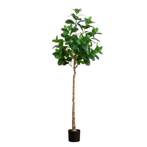 Nearly Natural 6ft. Artificial Audrey Ficus Tree - size: 6ft