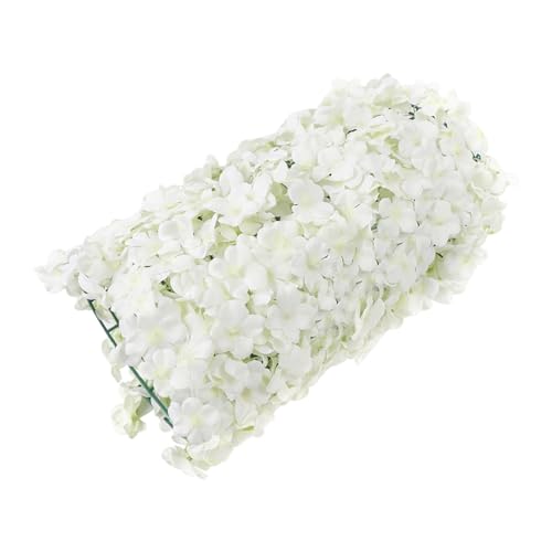10 pcs 24" x 16" Artificial Flower Wall Panels Decoration,3D Fake Silk Rose Flower Wall Backdrop for Wedding, Party, Home Decor DIY Projects