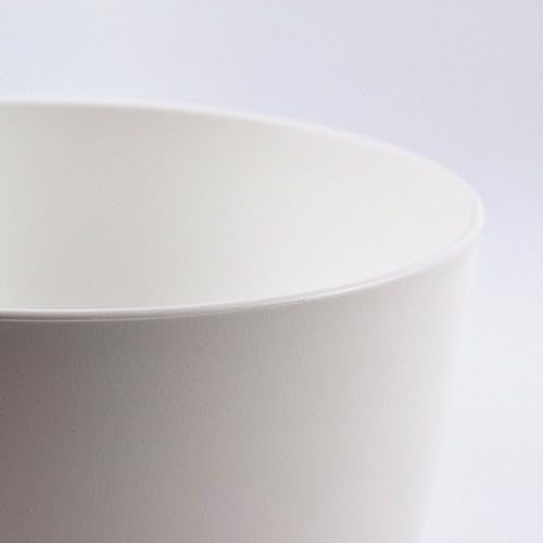 TYMENSH Plant Pots 12/10/9 Inch Set of 3, Self Watering Planters with Drainage Holes and Water Reservoir, Heavy Duty Plastic Flower Pots for Indoor Outdoor Plants, White - color: White