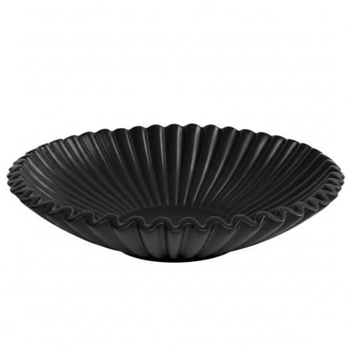 Resin Black Bowl Decorative for Home - Key and Purse Bowls for Entryway Table - color: Black, size: 10 inch