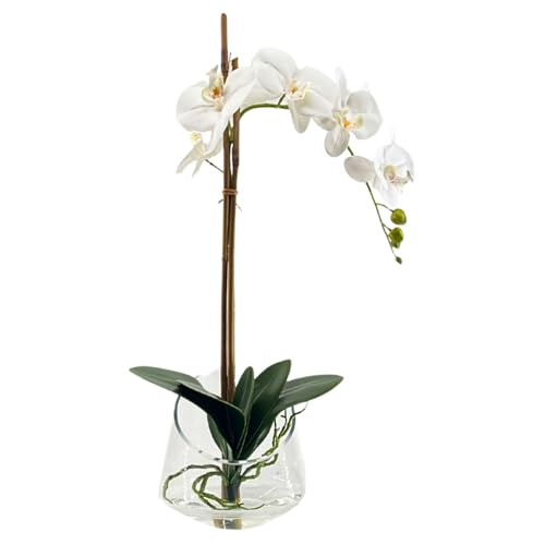 Eternally Hopeful - Faux Floral Arrangement, Large-Size Premium Artificial Indoor Flower Display with Beautiful Blooms and Foliage - High Energy Natural Looking Floral - color: Eternally Hopeful