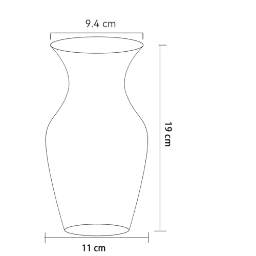 Vase for Flowers Small Glass Vases for Home Decor Table Centerpieces Living Room Bedroom Bookshelf Kitchen Modern Office Wedding Decoration Vintage Flower Vases Blue White - color: Blue White