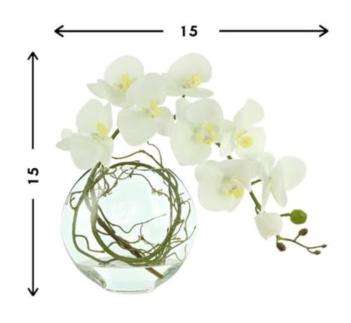 Just Divine - Faux Floral Arrangement, Large-Size Premium Artificial Indoor Flower Display with Beautiful Blooms and Foliage that Lasts Forever - High Energy Natural Looking Floral - color: Just Divine
