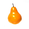 Vasefill 6-Pack Artificial Yellow Pear Plastic Pears Fruit Six Pieces Fake Pera - color: Pear (Yellow)
