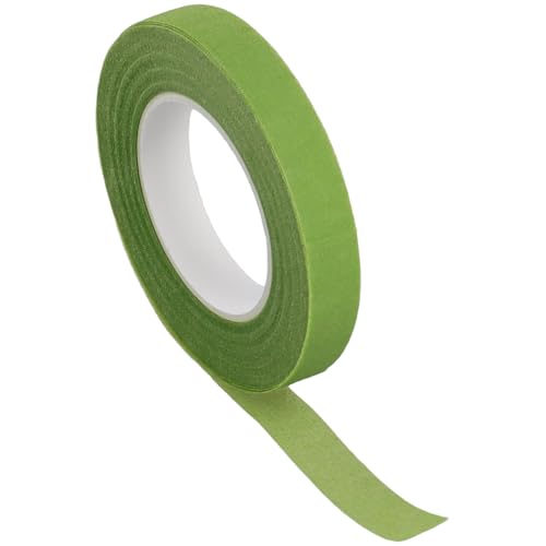 KEILEOHO 50 Rolls 1/2 Inch 29.5 Yard Floral Tape, Florist Tape for Floral Bouquet, Flower Stem Tape, Green Floral Tape for Wedding Bouquet Floral Arranging and DIY Crafts