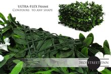 3rd Street Inn Greenery Panel - Artificial Hedge Wall - Fake Plant Wall Backdrop - Privacy Screen - Interlocking Panels - Indoor Outdoor Décor (12, White Cuckoo Flower) - color: White Cuckoo Flower