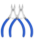Mr. Pen- Wire Cutter, 5 Inch, 2 Pack, Wire Cutters, Diagonal Wire Cutters | Flush Cutter, Nippers, Side Cutters, Flush Cutters, Diagonal Cutter, Cutting Pliers, Wire Pliers - color: Blue, size: 5 inch, 2 Pack
