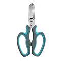 CYRUS Flower Scissors Floral Shears for Cutting Flowers,Garden Shears with Integrated Stab Remover,Florist Cutters Rose Snips,Blue - style: Blue
