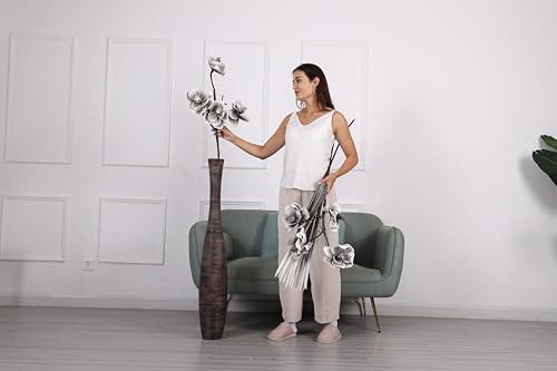 Leewadee Decorative Tall Floor Vase for Living Room Decor, 41 inches, Brown, Resin - color: Brown, size: 41 inches