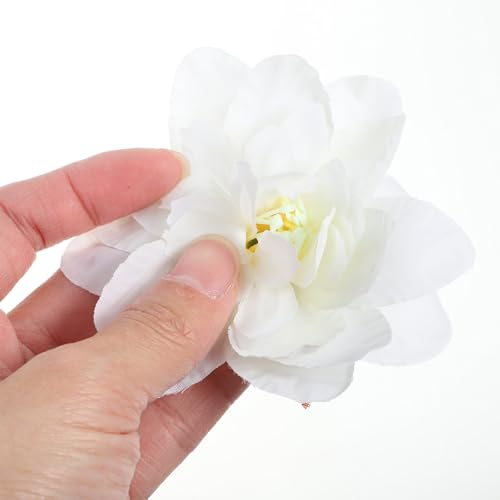 21pcs Artificial Peony Flower Heads Small Fake Flowers Silk Simulation Craft Decorations for DIY Wedding Party Home Décor