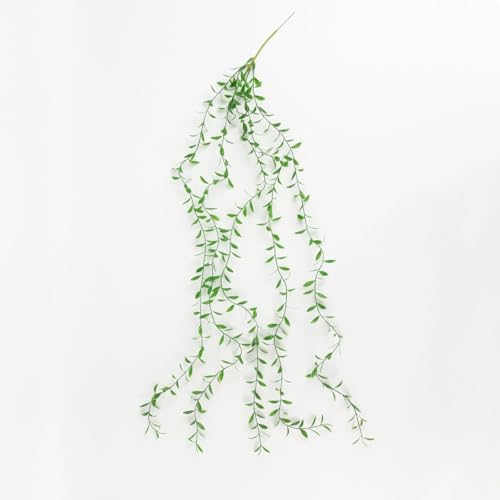 Efavormart 10 Pack 3.5ft Artificial Weeping Willow Hanging Vines with Stems, Lifelike Faux Trailing Greenery for Wedding Backdrop Wall Decor, Arch Staging and Home Patio Accents - color: Type11