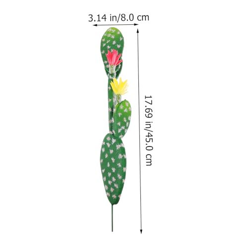 Holibanna Artificial Cactus Cactus Statue Decor Figurine Garden Decor Craft for Desktop Artificial Prickly Desktop Garden Ornament Ornament