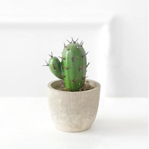 4" Artificial Potted Plants Faux Cactus
