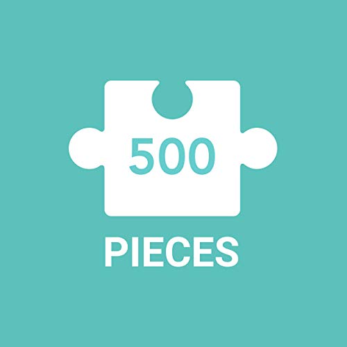 Good Puzzle Co, Dogs and Flowers 500 Piece Puzzle - color: Dogs and Flowers