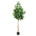 Nearly Natural 7ft. Artificial Audrey Ficus Tree - size: 7ft